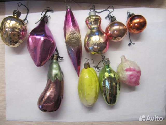Ёлочные игрушки СССР
