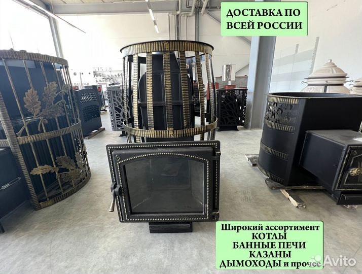 Печь для бани Везувий легенда русский пар ковка 24