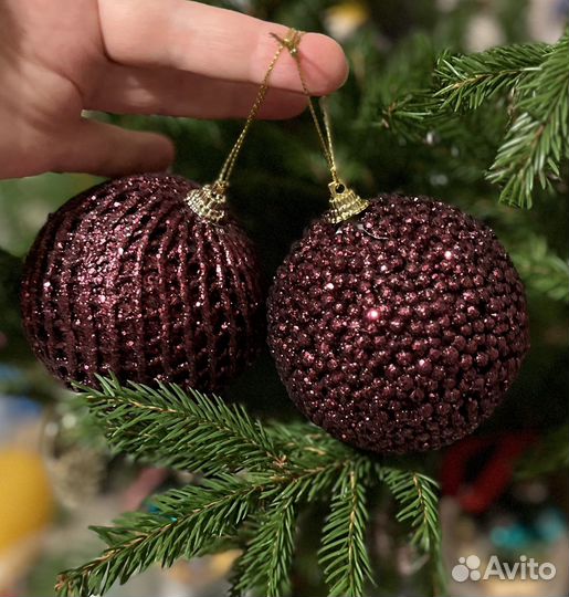 Шарики на елку и ангелочки