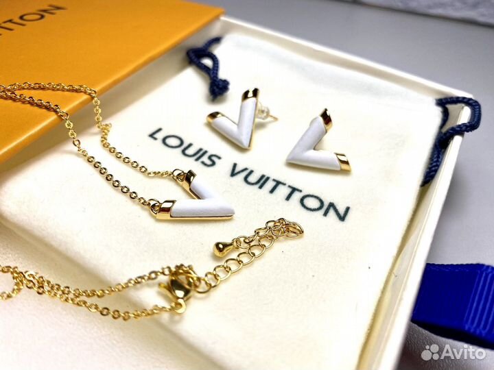 Louis vuitton серьги и подвеска Луи Виттон