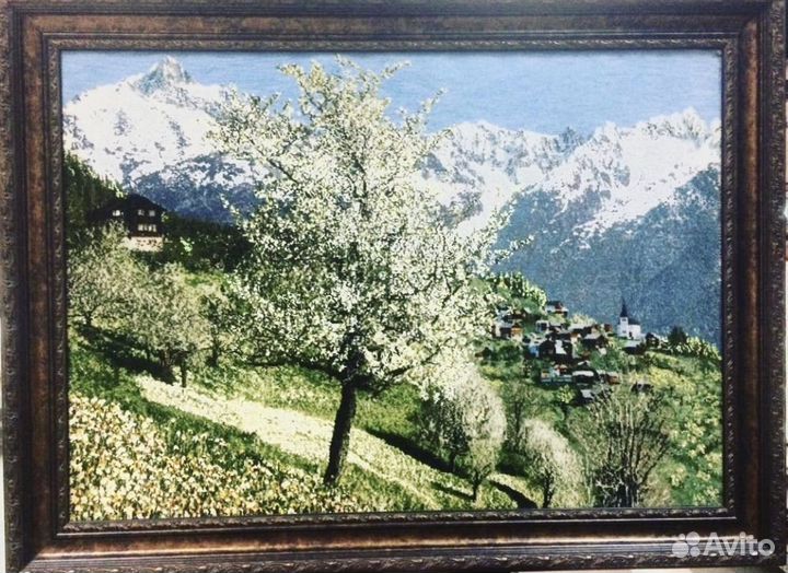 Картина из шелка