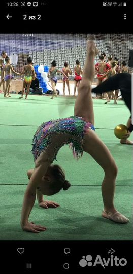 Купальник для художественной гимнастики 116-128