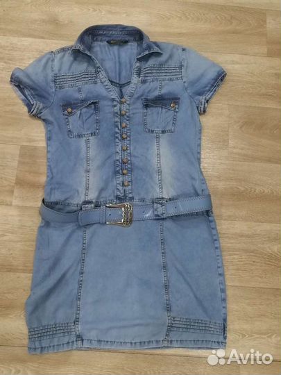 Джинсовое платье