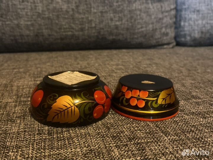 Солонки хохлома