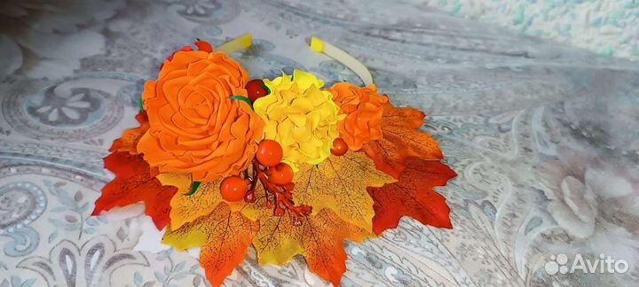 Ободок на праздник осени