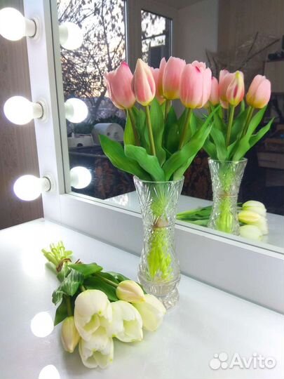 Тюльпаны искусственные. Силиконовые