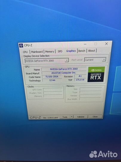 Видеокарта rtx 2060 6gb