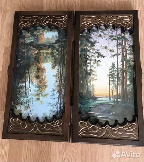 Нарды резные ручной работы