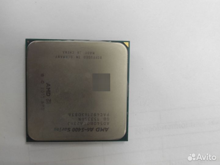 Процессор amd a6-5400