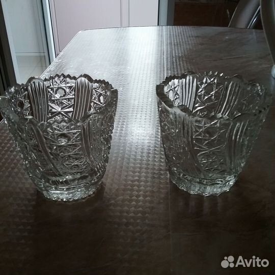 Ваза хрустальная