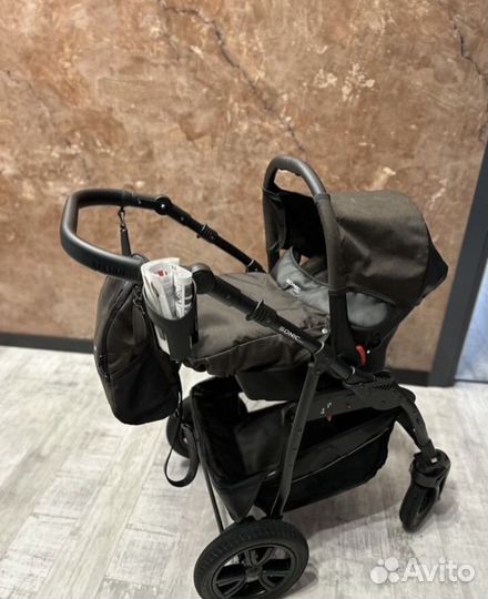 Коляска verdi sonic 3 в 1 шоколад б/у 6 мес