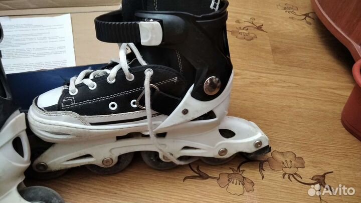 Ролики раздвижные размер 35-38 б/у+ защита