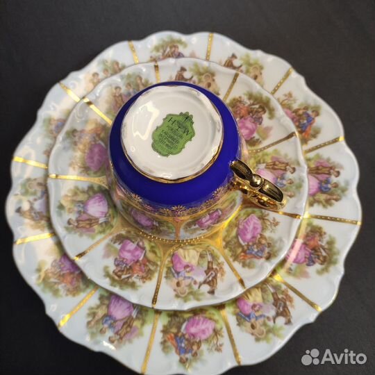 Антикварное трио,посуда Германия