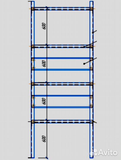 Стеллаж металлический