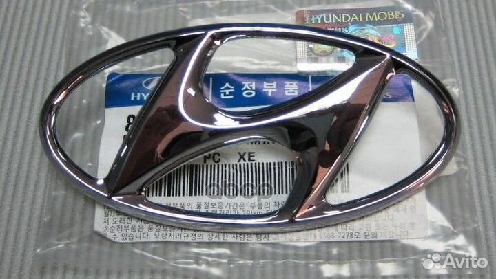 Эмблема пластик 8630038000 Hyundai-KIA