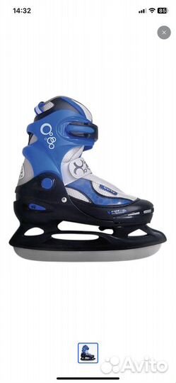 Коньки раздвижные ледовые Tech Team