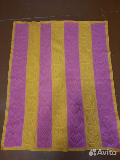 Вязанный комплект для малыша, ручная работа. Новый