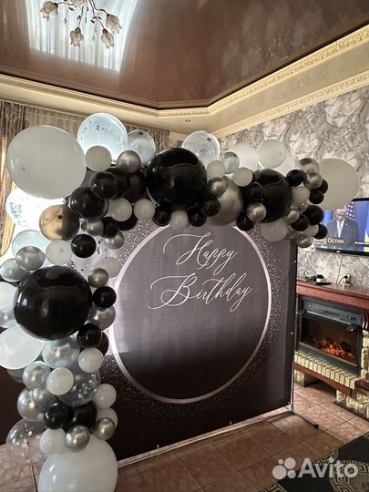 Баннер на день рождения