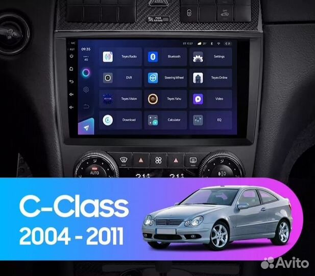 Mercedes ml gl Android штатная магнитола Teyes