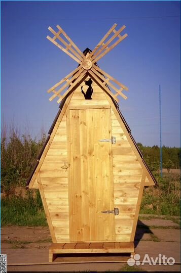 Дачный туалет с установкой WAT888