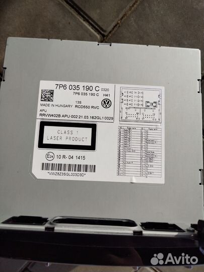 Магнитола volkswagen touareg