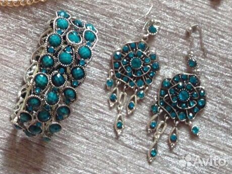 Серьги и браслет