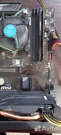 Комплект Рабочий матплата(1151v2) +Проц+ddr4 8 Гб