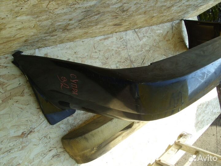 Бампер задний Toyota Supra A70 Чёрныйабсорбер