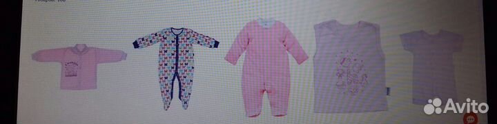 Пакет вещей на девочку 56-74 размер