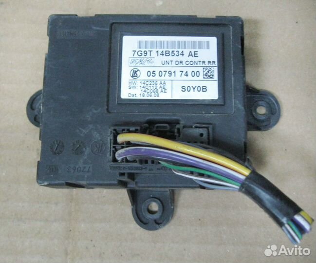 Блок комфорта двери задней правой Ford Mondeo 4