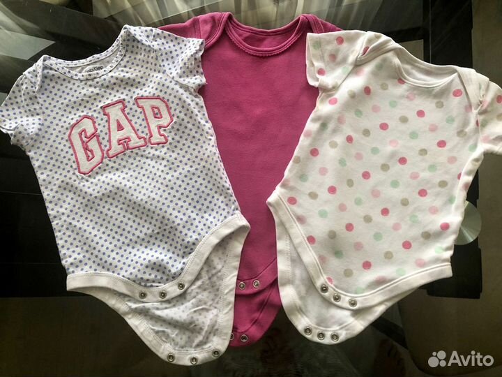 Пакет бодиков 6-9 мес