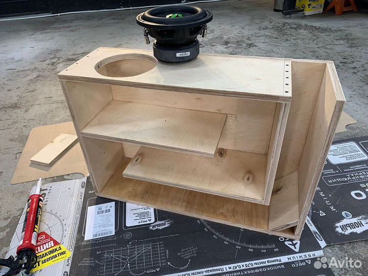 Короб корпус для сабвуфера