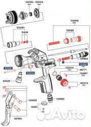 SATA 139964 шток регулятора подачи воздуха