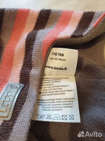 Шапка лесси lessi для девочки 42-44