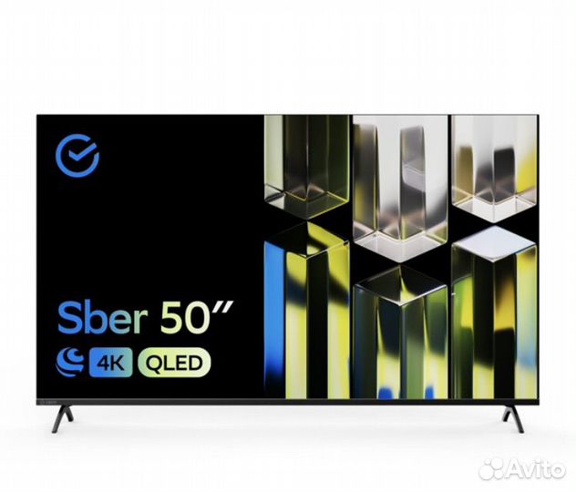 Новый телевизор Sber 50 qled