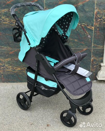 Коляска прогулочная Rant Kira Star мята