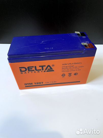 Аккумулятор Delta dt 1207