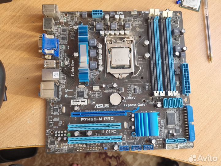 Материнская плата p7h55 (1156)