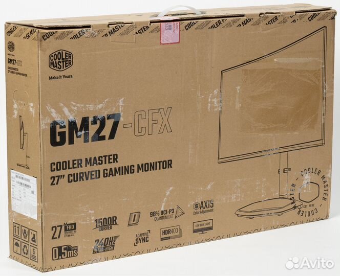Монитор Cooler Master gm27-cfx на запчасти