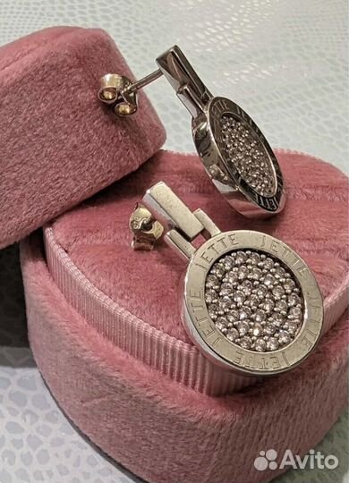 Серьги jette joop стерлин сереб 925 проба Оригинал