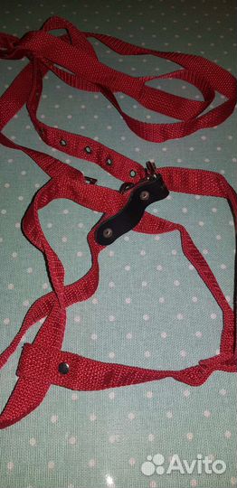 Шлейка с поводком для собак