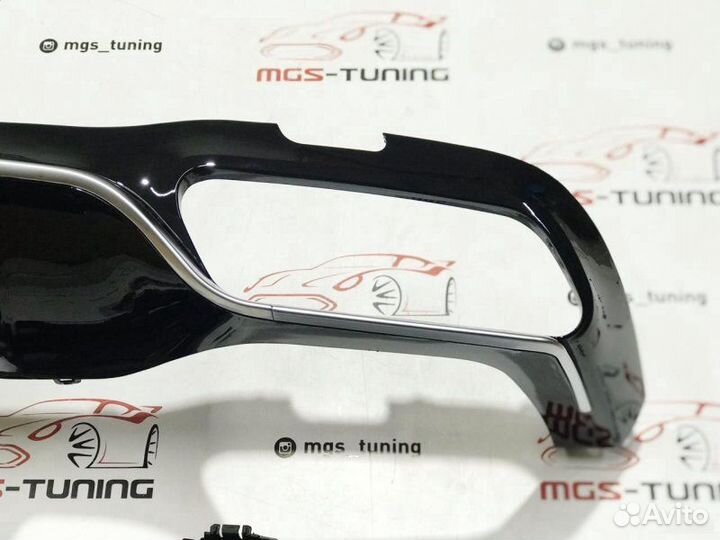 Диффузор хром E-Class 53AMG W213