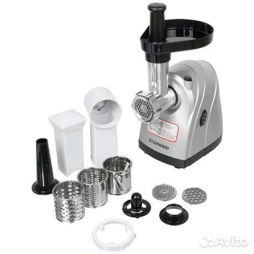 Мясорубка с тёрками и шинковками,1800вт