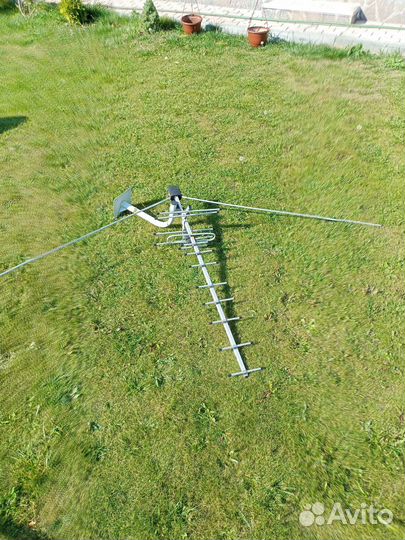 Антенны тарелка и эфирная,2 ресивера все бу