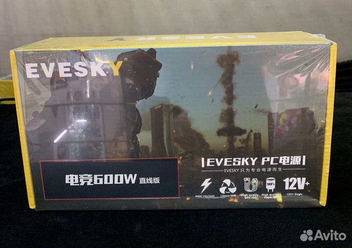 Блок питания для компьютера evesky 600W