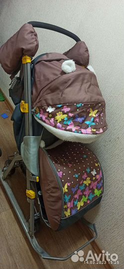 Коляска санки