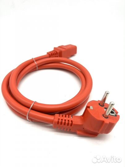 Кабель питания C19, S22, 3х2,5, 16А, 1,5м ГОСТ кра