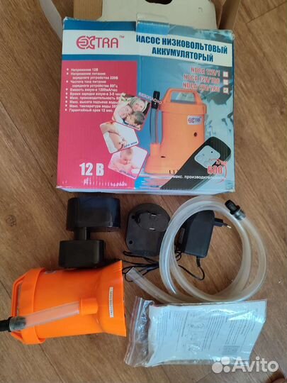 Насос extra ndca-12V/1 аккумуляторный