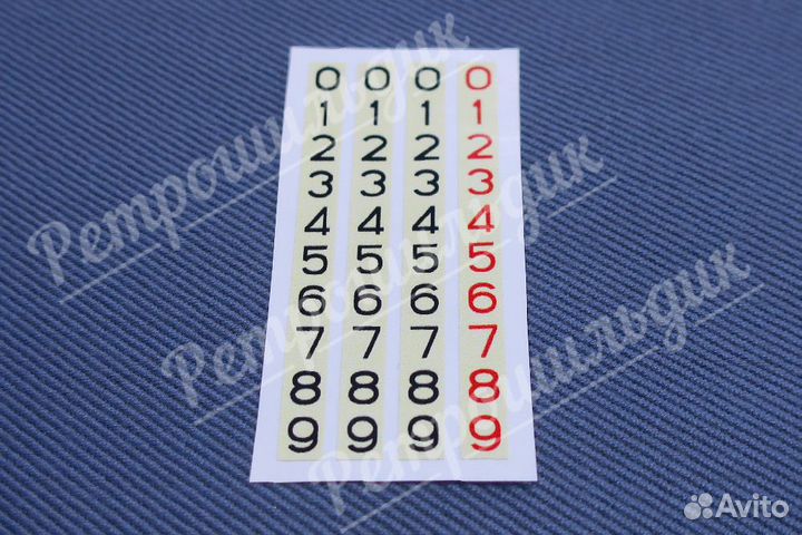 Наклейки на счетчик спидометра для ретро мотоцикла