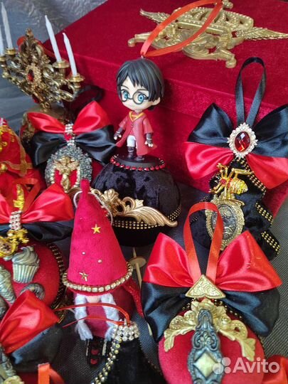 Набор ёлочных игрушек гарри поттер